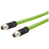 Metz Connect 142M6X11020 M 12 síťové kabely, propojovací kabely CAT 6A SF/UTP 2.00 m zelená krytí PUR, odolné proti kyselinám, odolné proti ozonu, odolné proti Metz Connect 142M6X11020 M 12 síťové kabely, propojovací kabely CAT 6A SF/UTP 2.00 m zelená krytí PUR, odolné proti kyselinám, odolné proti ozonu, odolné proti