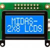 Alfanumerický displej LCD MC20805B6W-BNMLW-V2, řada: MC20805B6W-BNMLW-V2 Alfanumerické podsvícení LED Bílá Paralelní Alfanumerický displej LCD MC20805B6W-BNMLW-V2, řada: MC20805B6W-BNMLW-V2 Alfanumerické podsvícení LED Bílá Paralelní