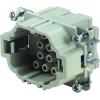 HDC insert, Male, 500 V, 16 A, No. of poles: 10, Crimp connection, Size: 3 HDC insert, Male, 500 V, 16 A, No. of poles: 10, Crimp connection, Size: 3