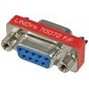 LINDY sériový adaptér [1x D-SUB zásuvka 9pólová - 1x D-SUB zásuvka 9pólová] červená