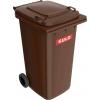 Durable DURABLE - 341058 - Abfallbehälter mit Tritt 5 l metall anthraz...