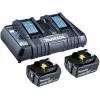 Makita 199482-2 BL 1850B + DC18RD akumulátor do nářadí a nabíječka 18 V 5 Ah Li-Ion Makita 199482-2 BL 1850B + DC18RD akumulátor do nářadí a nabíječka 18 V 5 Ah Li-Ion