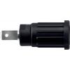 Schützinger SEPB 7089 Ni / SW bezpečnostní lisovaná zásuvka 4 mm černá 1 ks