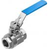 Pneumatický ventil s ručním ovládáním, řada: VZBE Páka 3/4 in NPT NPT, materiál tělesa: Nerezová ocel 4745218, teplotní