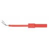 Schutzinger Testovací zásuvka, 4 mm, 600V, 1A, Černá, Vnitřní Pájecí, materiál kontaktu: Ocel, délka: 80 mm, pokovení