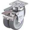 Blickle 290023 LDA-TPA 75G-FI Dvojité otočné kolečko ve vidlici Ø kola: 75 mm nosnost (max.): 100 kg 1 ks Blickle 290023 LDA-TPA 75G-FI Dvojité otočné kolečko ve vidlici Ø kola: 75 mm nosnost (max.): 100 kg 1 ks
