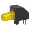 PCB LED indikátor 125-511-04 barva Žlutá Pravý úhel 1 LED 5 mm (T-1 3/4) Marl 2.1 V