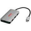 Roline 14.02.5038 USB Hub 3 porty USB-A USB 3.2 Gen1 5 GBit/s s konektorem USB C stříbrná (metalíza)