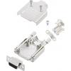 encitech MHDM-09-HDS15-K 6355-0059-11 sada D-SUB zásuvková lišta 180 ° Pólů: 15 pájecí kalíšek 1 sada