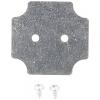 Hammond Electronics Mounting plate (d x š) 44 mm x 42 mm pozinkovaná ocel 1 ks Hammond Electronics Mounting plate (d x š) 44 mm x 42 mm pozinkovaná ocel 1 ks