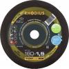Rhodius XT10 206165 řezný kotouč rovný 125 mm 1 ks nerezová ocel, ocel
