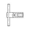 TOOLCRAFT 137859 křídlová matice M10 DIN 6305 ocel leštěný 1 ks TOOLCRAFT 137859 křídlová matice M10 DIN 6305 ocel leštěný 1 ks