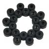 Příslušenství skříně RS PRO, Pryž Stopy Skříně z extrudovaného hliníku 10 mm 16 mm