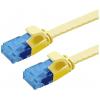 Value 21.99.2032 RJ45 síťové kabely, propojovací kabely CAT 6A U/UTP 2.00 m žlutá nestíněný, plochý, pozlacené kontakty 1 ks Value 21.99.2032 RJ45 síťové kabely, propojovací kabely CAT 6A U/UTP 2.00 m žlutá nestíněný, plochý, pozlacené kontakty 1 ks
