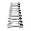 Sada klíčů, počet kusů: 10, Legovaná ocel, 10 to 19 mm GearWrench Sada klíčů, počet kusů: 10, Legovaná ocel, 10 to 19 mm GearWrench