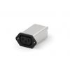 TE Connectivity Filtr IEC 10A, řada: Corcom EBF C13 Vnitřní, Montáž na přírubu, 250V ac, 50GHz Faston, 40 °C, -10 °C TE Connectivity Filtr IEC 10A, řada: Corcom EBF C13 Vnitřní, Montáž na přírubu, 250V ac, 50GHz Faston, 40 °C, -10 °C