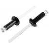 Essentra Nýt, Nylon, délka nýtu: 14.4 mm, Obyčejný Polykarbonát Nýtovací, průměr nýtu: 4.8 mm Essentra Nýt, Nylon, délka nýtu: 14.4 mm, Obyčejný Polykarbonát Nýtovací, průměr nýtu: 4.8 mm