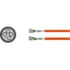 HELU TOPSERV® 113 74514 servo kabel 4 G 6 mm² + 2 x 1 mm², 100 m, oranžová
