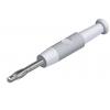 Hirschmann Test & Measurement MSTF 2 ws banánek zástrčka, rovná Ø pin: 2 mm bílá 1 ks