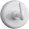 Maul magnet (Ø x v) 25 mm x 36 mm kulatý, s hákem bílá 5 ks 6157802