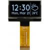 Displej OLED, řada: MCOT128064B1V-WM 1.54 in Bílá Pasivní matice 128 x 64 pixelů Jazýček Midas I2C, Paralelní, SPI