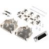 MH Connectors MHHDS62-M-N-B-S zástrčka D-SUB 180 ° Pólů: 62 do DPS 1 k...