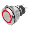 EAO Tlačítkový spínač, řada: 82 IP65, IP67 SPDT Panel Okamžité Osvětlené 22.3 mm 600mA, barva LED: Červená 36 V dc 36 V EAO Tlačítkový spínač, řada: 82 IP65, IP67 SPDT Panel Okamžité Osvětlené 22.3 mm 600mA, barva LED: Červená 36 V dc 36 V