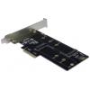 Inter-Tech KT015 karta PCI-Express PCIe Vhodný pro (SSD): SATA SSD vč. nízkoprofilového krycího plechu na prázdný slot Inter-Tech KT015 karta PCI-Express PCIe Vhodný pro (SSD): SATA SSD vč. nízkoprofilového krycího plechu na prázdný slot