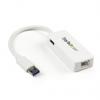 StarTech.com Adaptér USB na Ethernet 155 mm Bílá 1000Mbps StarTech.com Adaptér USB na Ethernet 155 mm Bílá 1000Mbps