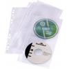 Durable 4násobná obal pořadače na CD/DVD 4 CD/DVD/Blu-ray polypropylen transparentní 5 ks 528219
