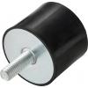 TRU COMPONENTS gumový doraz TC-NT50-40-43A Tvrdost 43 Shore a Maximální statické zatížení 86 kg