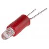 RS PRO Kontrolka barva světla Červená Jednočipové, průměr: 4.25 mm, 24 V ac, 24V dc