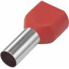 TRU COMPONENTS 1091320 dutinka 10 mm² částečná izolace červená 100 ks