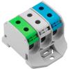 Weidmüller 2502640000 průchodková svorka 56.60 mm šroubovací šedá, modrá, zelená 3 ks Weidmüller 2502640000 průchodková svorka 56.60 mm šroubovací šedá, modrá, zelená 3 ks