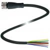 Pepperl+Fuchs V19-G-BK30M-PVC-U upravený zástrčkový konektor pro senzory - aktory, 239998-0054, piny: 8, 30 m, 1 ks