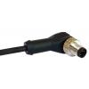 Kabel ovladače snímače, A: Vnější, A: Pravoúhlý 12, B: Bez koncovky, 30V 12, IP67, řada: M12 Bulgin 1 m