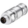 Kulatý konektor, počet kontaktů: 4, Kabel, velikost: M8 Siemens, pohlaví kontaktu: Vnější, orientace těla: Úhlový Kulatý konektor, počet kontaktů: 4, Kabel, velikost: M8 Siemens, pohlaví kontaktu: Vnější, orientace těla: Úhlový