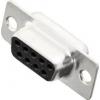 MH Connectors MHDB09-SS 2101-0180-11 D-SUB zásuvková lišta 180 ° Pólů: 9 pájecí kalíšek 1 ks
