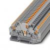 Phoenix Contact Testovací přerušení svorkovnice 1166809, řada: PTVME, 1000V Šedá 0.5mm², 6 mm² 1 Zásuvný Phoenix Contact Testovací přerušení svorkovnice 1166809, řada: PTVME, 1000V Šedá 0.5mm², 6 mm² 1 Zásuvný
