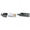 Konektor USB-A vidlice 1×4, na kabel, bílá, C8319-04AMSSW0R Konektor USB-A vidlice 1×4, na kabel, bílá, C8319-04AMSSW0R