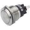 EAO Tlačítkový spínač, řada: 82 IP65, IP67 SPDT Panel Okamžité 19 mm 3 A 240 V dc 240 V ac EAO Tlačítkový spínač, řada: 82 IP65, IP67 SPDT Panel Okamžité 19 mm 3 A 240 V dc 240 V ac