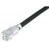 Koaxiální kabel, řada: U.FL, Černá Vnitřní Polybutylentereftalát, A: UFL Vnitřní, B: UFL 100 mm Hirose