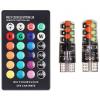 LED žárovky T10 RGB 12 V s dálkovým ovládáním, sada 2 ks LED žárovky T10 RGB 12 V s dálkovým ovládáním, sada 2 ks
