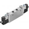 Elektromagnetický ventil 5/3 uzavřený, řada: VUVG G Elektřina, max. průtok: 650L/min Festo 24V dc