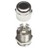Kabelová průchodka, řada: WADI-TEC R1223240R Kovová Niklovaná mosaz, IP68 M32 SIB 13.5 mm až 18 mm