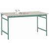 Manuflex BB3031.0001 Servírovací stolek základní stacionárně s Melamin-Tischplatte v šedozelená HF 0001, Šxhxv: 1250 x 600 x 780 mm šedá, zelená Manuflex BB3031.0001 Servírovací stolek základní stacionárně s Melamin-Tischplatte v šedozelená HF 0001, Šxhxv: 1250 x 600 x 780 mm šedá, zelená
