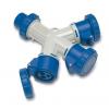 RS PRO Adaptér pro průmyslový napájecí konektor, řada: RS PRO, IP67 barva Modrá, 16A 2P+T, 230V