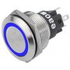 EAO Tlačítkový spínač, řada: 82 IP65, IP67 SPDT Panel Okamžité Osvětlené 22 mm 3 A, barva LED: Modrá 240 V dc 240 V ac EAO Tlačítkový spínač, řada: 82 IP65, IP67 SPDT Panel Okamžité Osvětlené 22 mm 3 A, barva LED: Modrá 240 V dc 240 V ac
