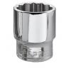 Zásuvka 9.53 mm pohon 9/16 in 12 bodů 12boký nástrčkový klíč, celková délka: 10.5mm Facom Zásuvka 9.53 mm pohon 9/16 in 12 bodů 12boký nástrčkový klíč, celková délka: 10.5mm Facom