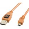 Tether Tools USB kabel USB Mini-B zástrčka, USB-A zástrčka 4.60 m oranžová CU5451